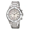 Casio Sheen Waterproof Stainless Steel Strap White Analog