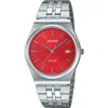 Casio Collection Mod. Date Red In Silver