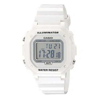 Casio Sports Illuminator Unisex Mens White Digital