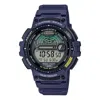 Casio Sports Quartz Waterproof Mens Black Digital In Blue