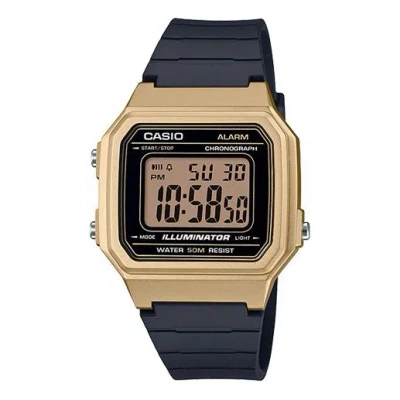 Casio Sports Quartz Waterproof Mens Blackgold Digital