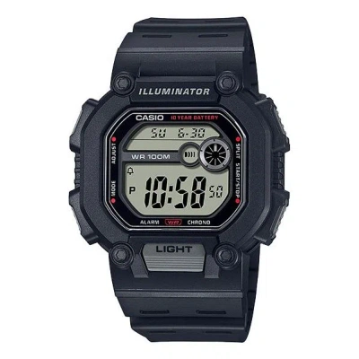 Casio Sports Waterproof Mens Black Digital