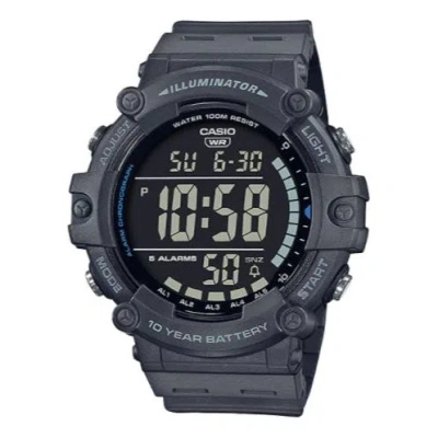 Casio Sports Waterproof Mens Black Digital