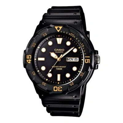 Casio Sports Waterproof Shockproof Mens Black Analog