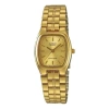 Casio Stainless Steel Strap Gold Analog
