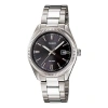 Casio Stainless Steel Strap Quartz Waterproof Silver Analog In Metallic