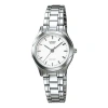 Casio Stainless Steel Strap Quartz Waterproof Silver Analog In Metallic