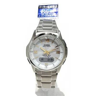 Casio Stainless Steel Wristwatch In Metallic
