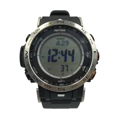 Pre-owned Casio Stainless Steel Wristwatch () In Multi