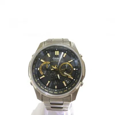 Pre-owned Casio Stainless Steel Wristwatch () In Multi