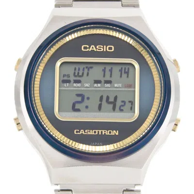 Pre-owned Casio Stainless Steel Wristwatch () In Multi