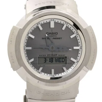 Pre-owned Casio Stainless Steel Wristwatch () In Multi