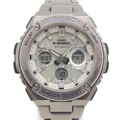 Pre-owned Casio Stainless Steel Wristwatch () In Multi