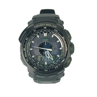 Pre-owned Casio Stainless Steel Wristwatch () In Multi