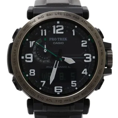 Pre-owned Casio Stainless Steel Wristwatch () In Multi