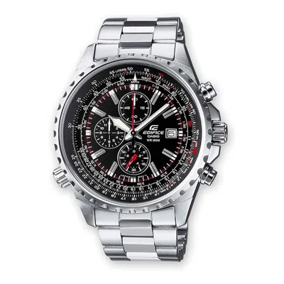 Pre-owned Casio Standard Chronographef527d-1av Watch For Men In Black Or Green Dials