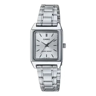 Casio Standard Stainless Steel Band Water Resistant 'silver'