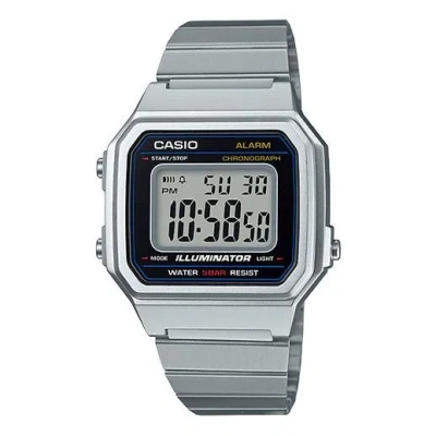 Casio Standard Vintage Classical Silver Mens White Digital