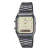 Casio Standard Watch Case Black Strap 3 0 Meter Waterproof 27mm Unisex In Gray