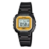 Casio Standardretro Yellow Dial Plate Black Belt Quartz Waterproof Yellow Dialblack Strap Yellowblac