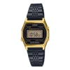 Casio Standardserieses Men's Golden Mens Black Digital