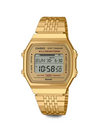 Casio Step Tracker 38mm Watch In Gold