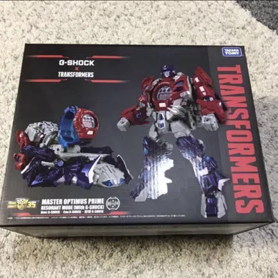 Pre-owned Casio Takara Tomy Shock X Transformers Dw-6900tf-set Master Optimus Prime 35th