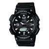 Casio Tough Solar Solar Sports Waterproof Electronic For Men Solar Powered Mens Black Analog