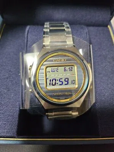 Pre-owned Casio Trn-50ss-2ajr Watch 50th Anniversary Tron Quartz Men's Watch Box Jpn