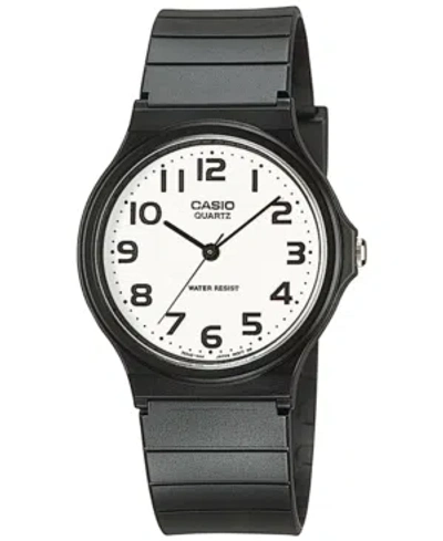 CASIO UNISEX BLACK RESIN STRAP WATCH 35MM