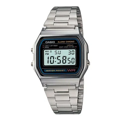Casio Unisex Watch  A-158wa-1cr ( 33 Mm) Gbby2 In Gray