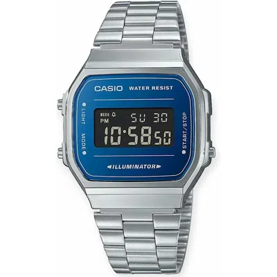 Casio Unisex Watch  A168wem-2bef ( 36 Mm) Gbby2 In Metallic
