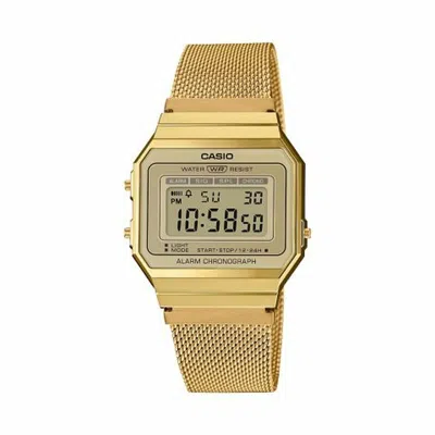 Casio Unisex Watch  A700wemg-9aef ( 35 Mm) Gbby2 In Gold