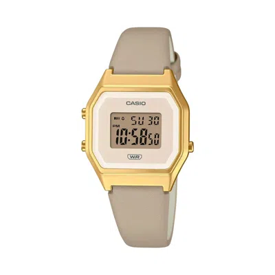 Casio Unisex Watch  La680wegl-5ef Gbby2 In Gold