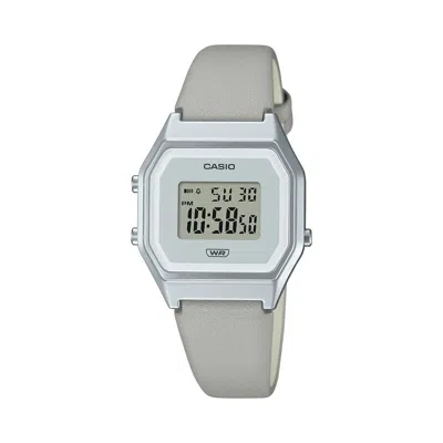 Casio Unisex Watch  La680wel-8ef Gbby2 In Gray