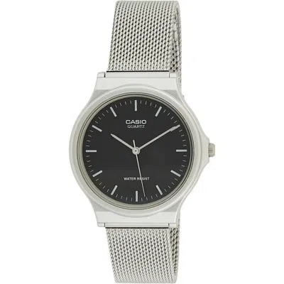 Casio Unisex Watch  Mq-24m-1edf Black Silver ( 35 Mm) Gbby2 In Gray
