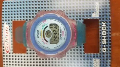 Pre-owned Casio Vintage 1995 G-shock Dw-610-2 Boys Watch Water Resistant Stopwatch