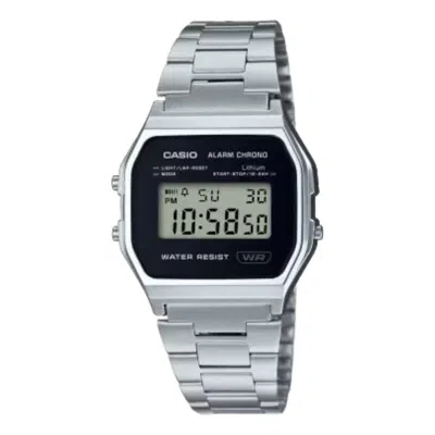 Casio Vintage A158 Series 'silver Black'