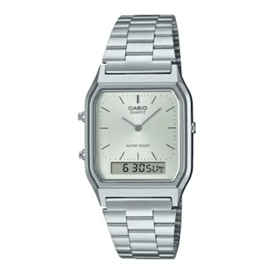 Pre-owned Casio Vintage Aq230a7avt Watch In Resin In Brown