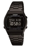 Casio Vintage Black Digital Bracelet Watch, 38.9mm X 35mm