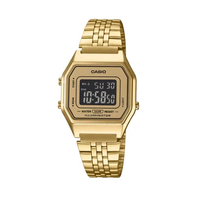 Casio Vintage Digital Gold Watch With Illuminator - La-680wga-9b In Metallic