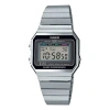 Casio Vintage Digital Watch 'silver Black' In Blue