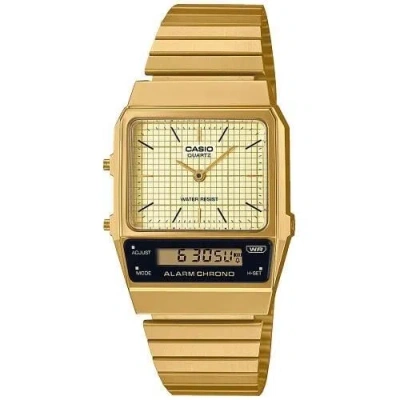 Casio Vintage Edgy Collection Gwwt1 In Gold