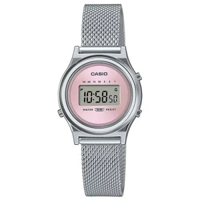 CASIO VINTAGE Mod. ICONIC MINI STEEL SILVER MESH
