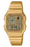 Casio Vintage Multiface Digital Bracelet Watch, 40.5mm × 33.9mm