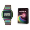 Casio Vintage Premium Digital Watch 'rainbow' In Multi