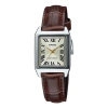 Casio Vintage Series Gold Strap Small Casual Retro Literature And Art Small Tank Quartz Brown Analog