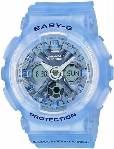 Pre-owned Casio Watch Baby-g Ba-130cv-2ajf Ladies Blue
