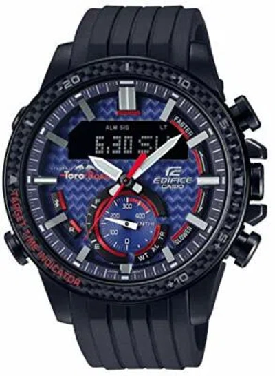Pre-owned Casio Watch Edifice Scuderia Toro Rosso Limited Edition Ecb-800tr-2ajr Men's