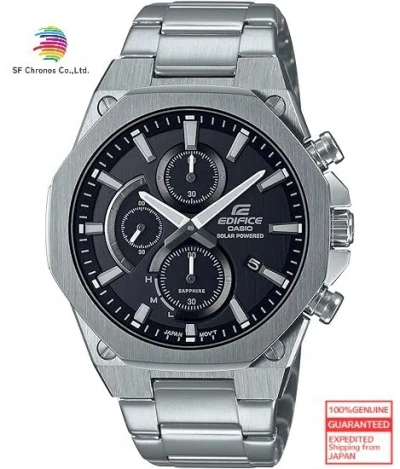 Pre-owned Casio Watch Edifice Solar Efs-s570yd-1ajf Silver